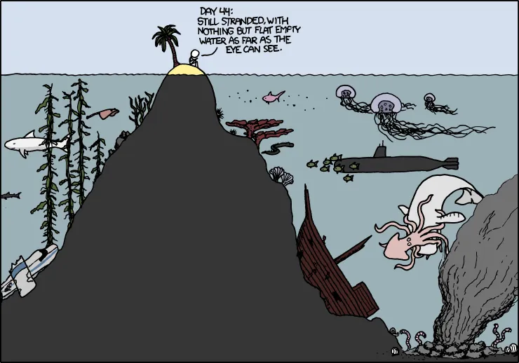 xkcd: desert island