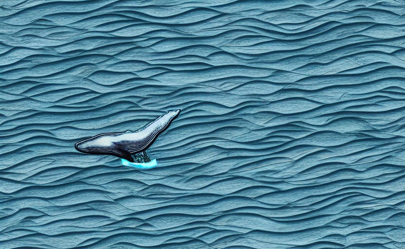 Ocean as thin layer across planet's surface