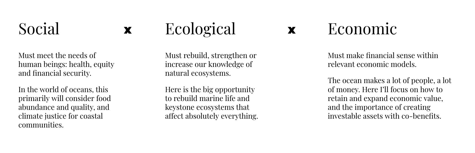 Evaluation framework